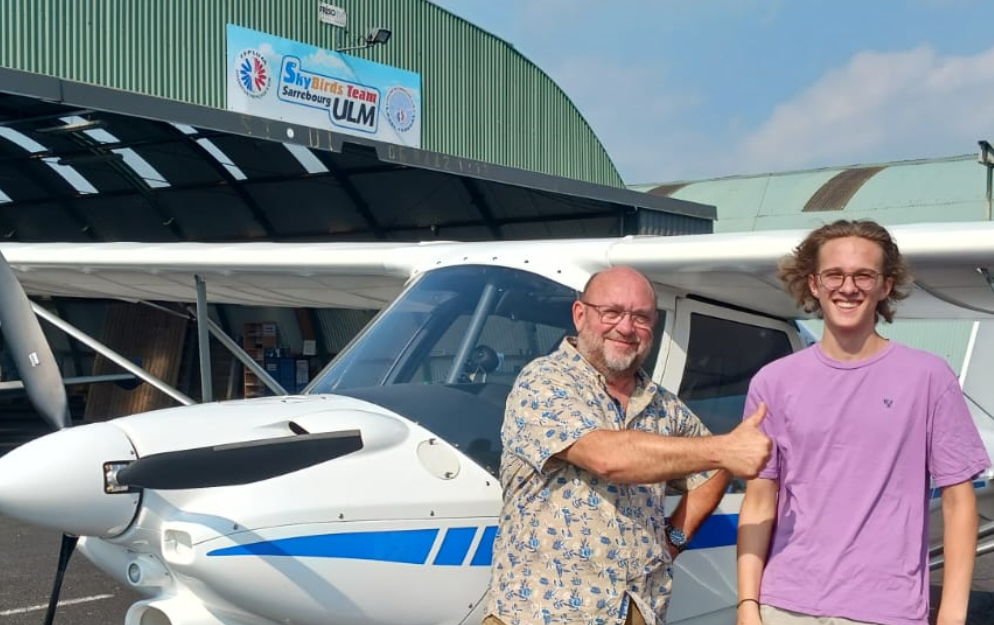 Premier lâché solo pour Sacha